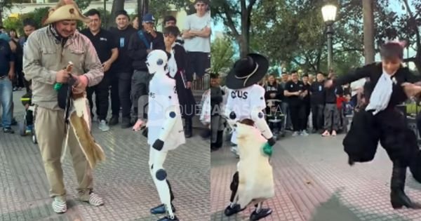 Quién es «Foquito», el robot humanoide que apareció en Salta y bailó folclore en la Plaza