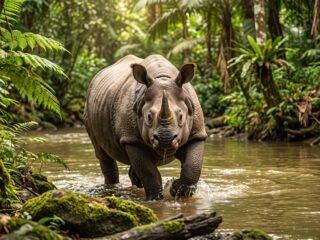 Los rinocerontes de Sumatra y Java enfrentan un riesgo crítico de extinción en Indonesia