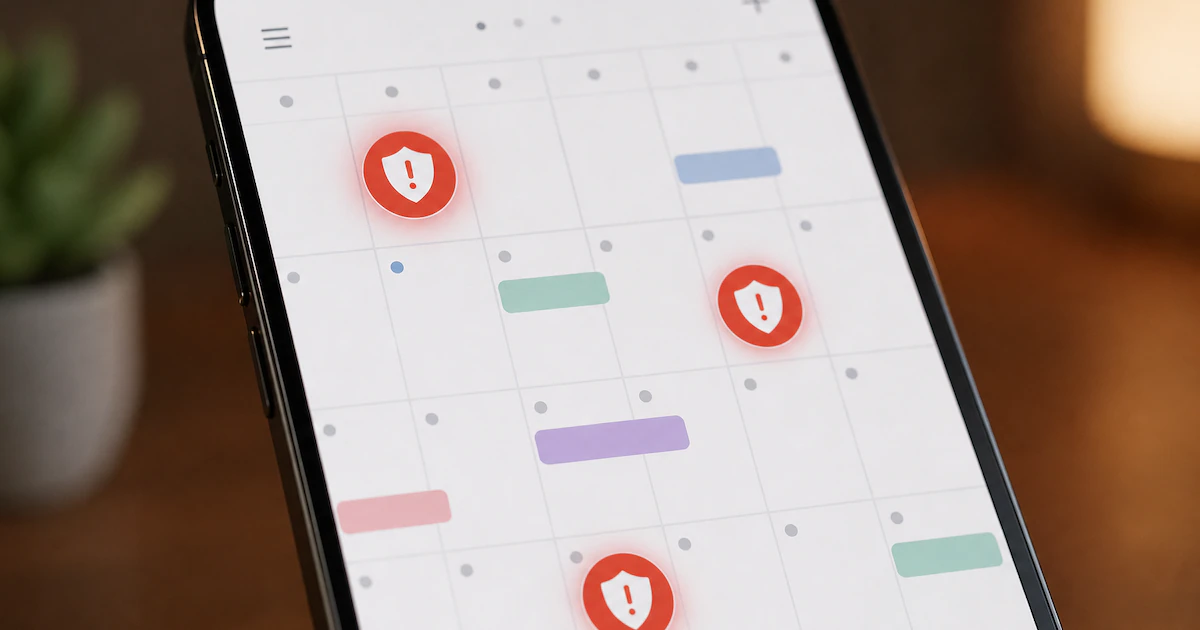 Ni el calendario está a salvo: así son las falsas invitaciones y reuniones para robar datos y dinero