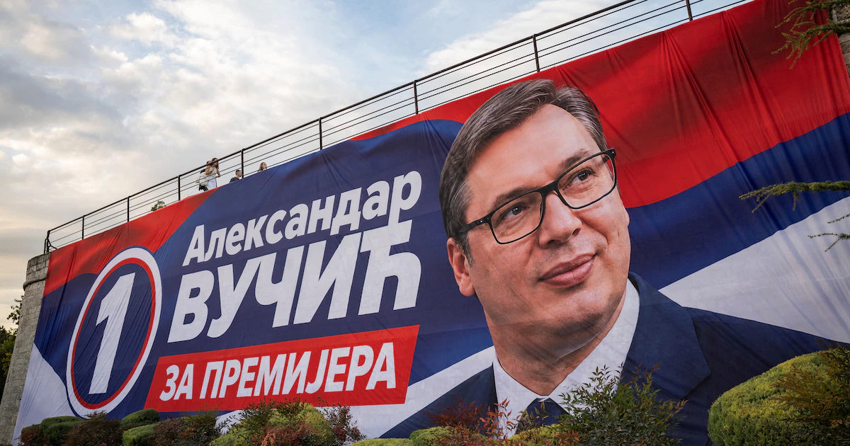 Serbia celebra las elecciones parlamentarias más disputadas en 14 años, con el movimiento estudiantil como principal rival de Vucic