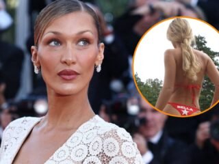 Bella Hadid lució un diminuto bikini rojo con el número 30 para celebrar su cumpleaños