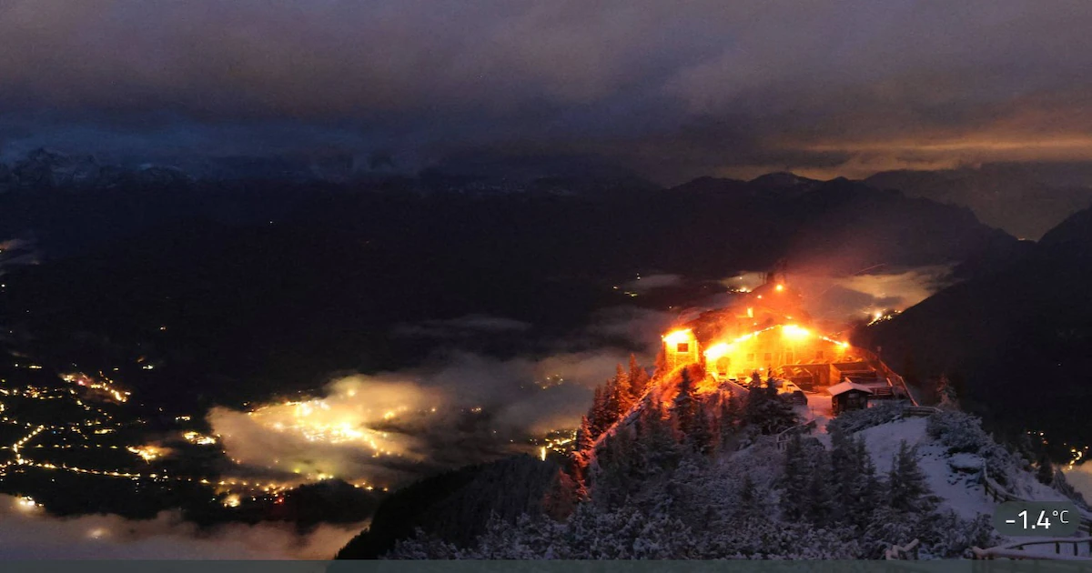 La Policía detuvo a un sospechoso del incendio en el “Nido del Águila”, el antiguo refugio de montaña de Hitler en Alemania