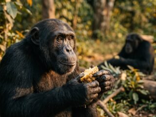 ¿La amistad como freno? Un estudio identificó que los chimpancés roban menos comida a su círculo cercano