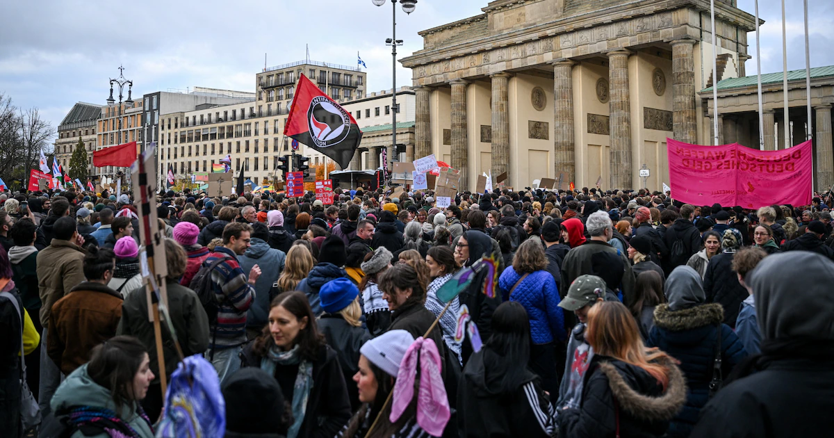 Alemania se suma a la ola de protestas lideradas por la Generación Z en Europa: miles de personas se movilizaron en todo el país