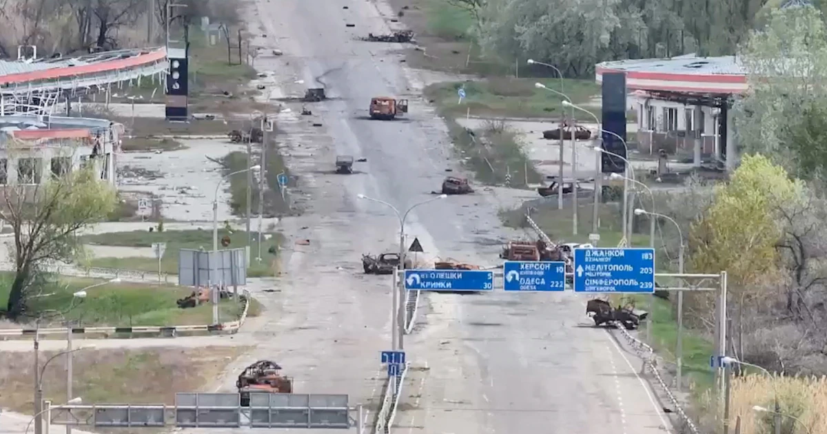 Entró en vigor una tregua entre Rusia y Ucrania en la ciudad ocupada de Oleshky para permitir la llegada de ayuda humanitaria