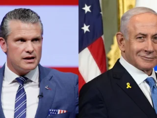 El jefe del Pentágono confirmó que se reunió con Netanyahu durante una visita a tropas estadounidenses en el sur de Israel el lunes
