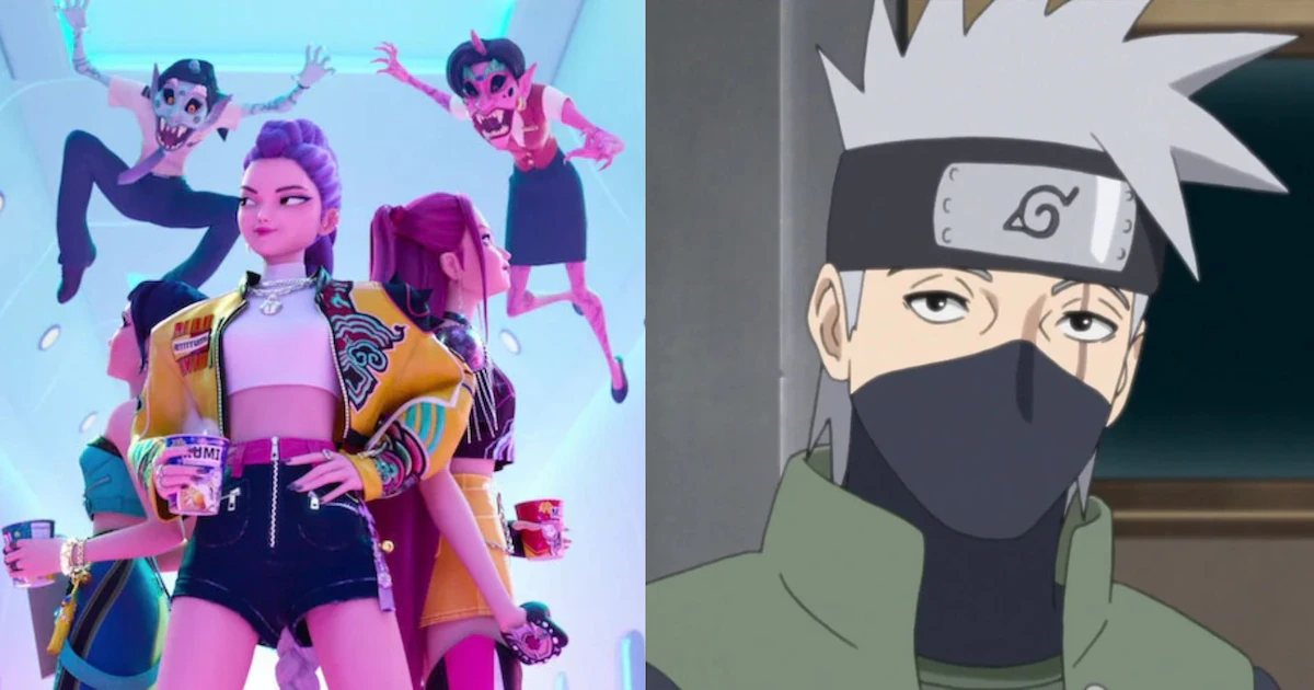 Así puedes crear una lámina para colorear de Las Guerreras K-pop como hokages de Naruto