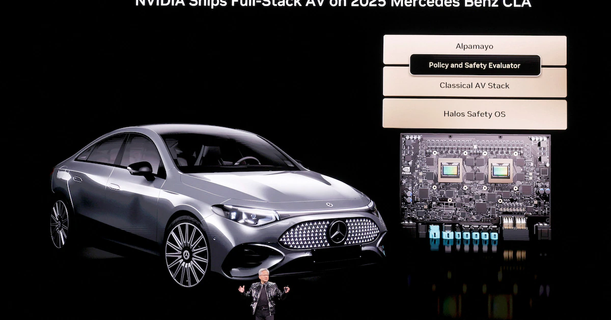 Nvidia desarrollará autos sin conductor de nivel 4 con Mercedes-Benz