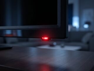 Por qué el televisor tiene una luz roja parpadeando y qué problema está avisando