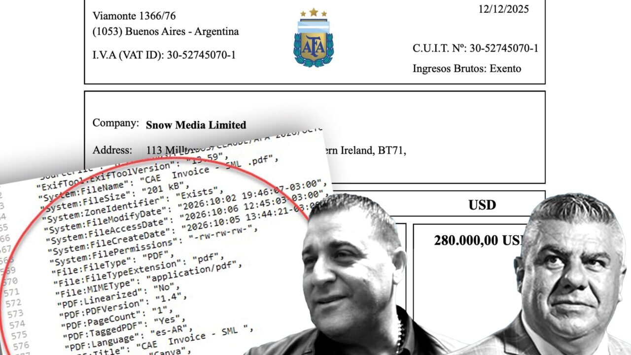 Una empleada de la AFA aparece detrás de las facturas de tres agentes de cobro internacionales de la entidad que preside “Chiqui” Tapia
