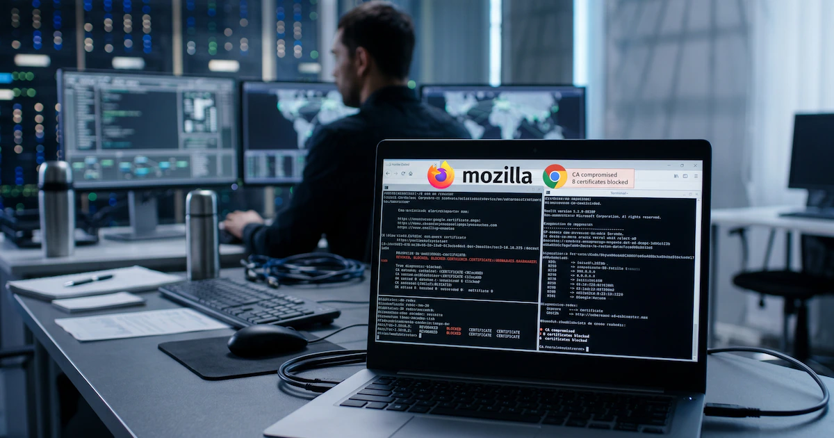 Mozilla y Google bloquearon ocho certificados digitales que podían falsificar cualquier sitio web
