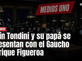 Ailín Tondini y su papá se presentan con el Gaucho Enrique Figueroa