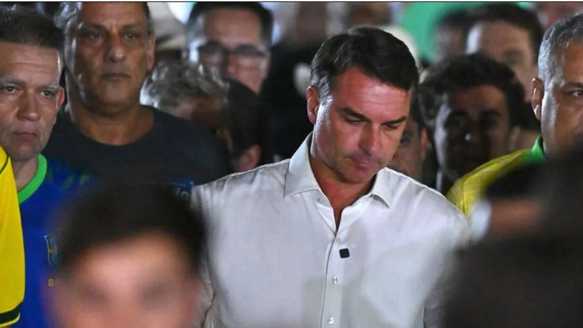 “No huí de Brasil”: las principales frases de Flávio Bolsonaro en su mensaje desde Estados Unidos