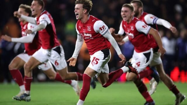 Fleetwood Town, el equipo de cuarta división que eliminó al Arsenal en la Carabao Cup