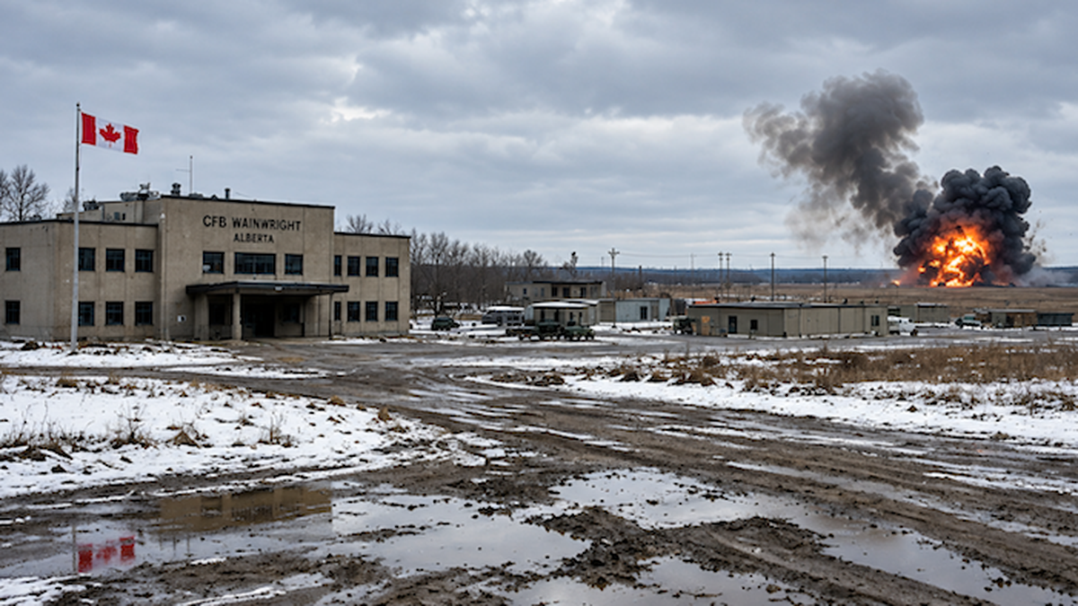 Canadá: cuatro militares murieron y decenas resultaron heridos por un incendio en una base de Alberta
