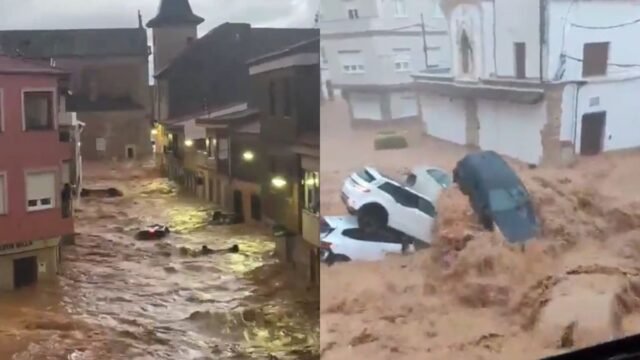 Tragedia en España: las inundaciones dejan un muerto y decenas de inundados