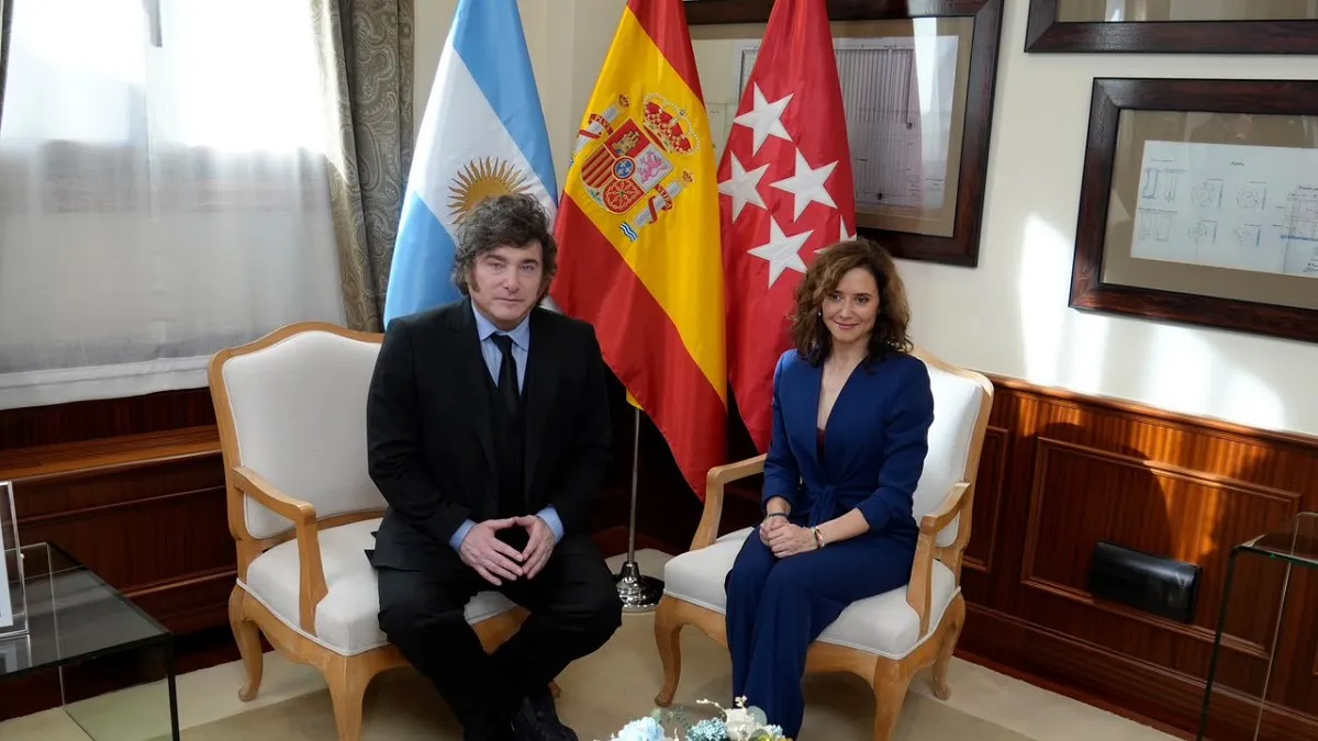 Javier Milei se reunió con Isabel Díaz Ayuso y ratificó su relación con la derecha de España