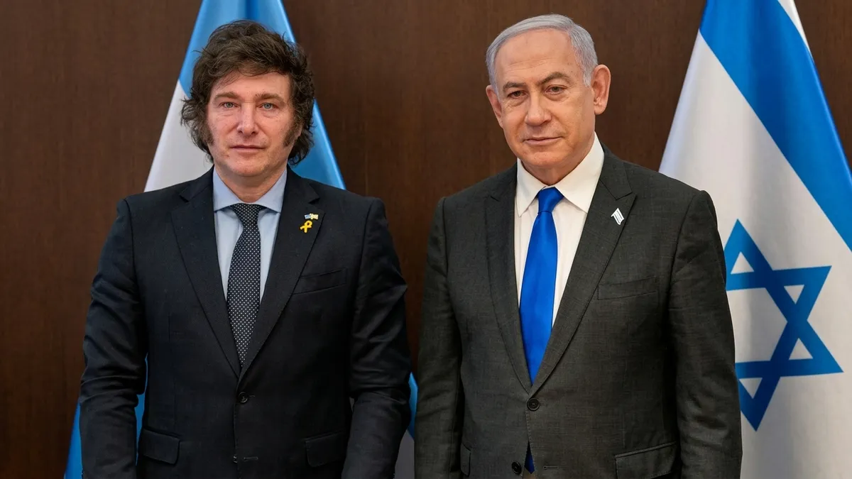 Malvinas: Milei compartió una nota que asegura que Netanyahu ordenó respaldar a Argentina, pero Israel lo niega