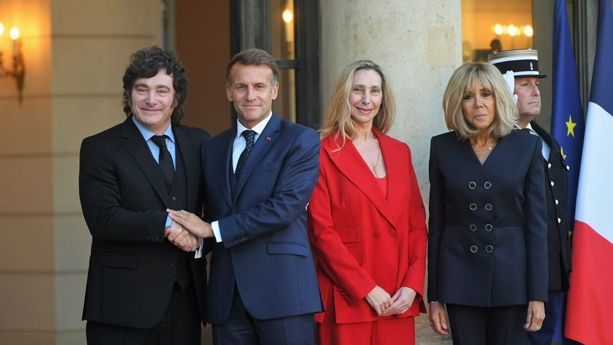 Javier Milei se reunió con Emmanuel Macron en el Palacio del Elíseo con el eje en inversiones y alianza estratégica