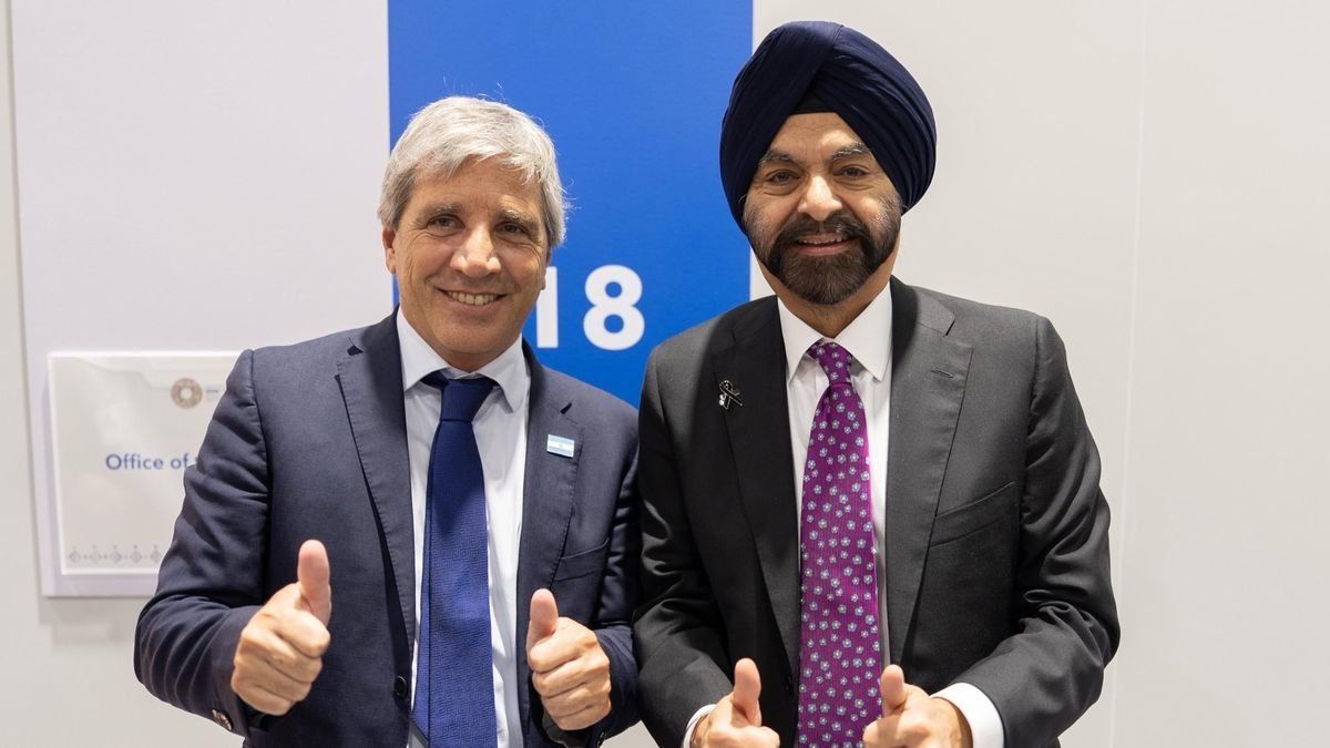 Cónclave de Luis Caputo con el titular del Banco Mundial: “Estamos trabajando en nuevas inversiones por u$s10.000 millones”