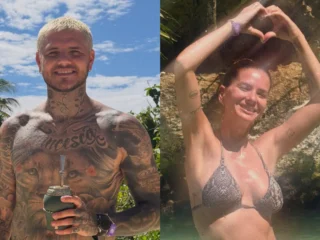 Mauro Icardi compartió fotos de sus vacaciones en la playa y piropeó a la China Suárez