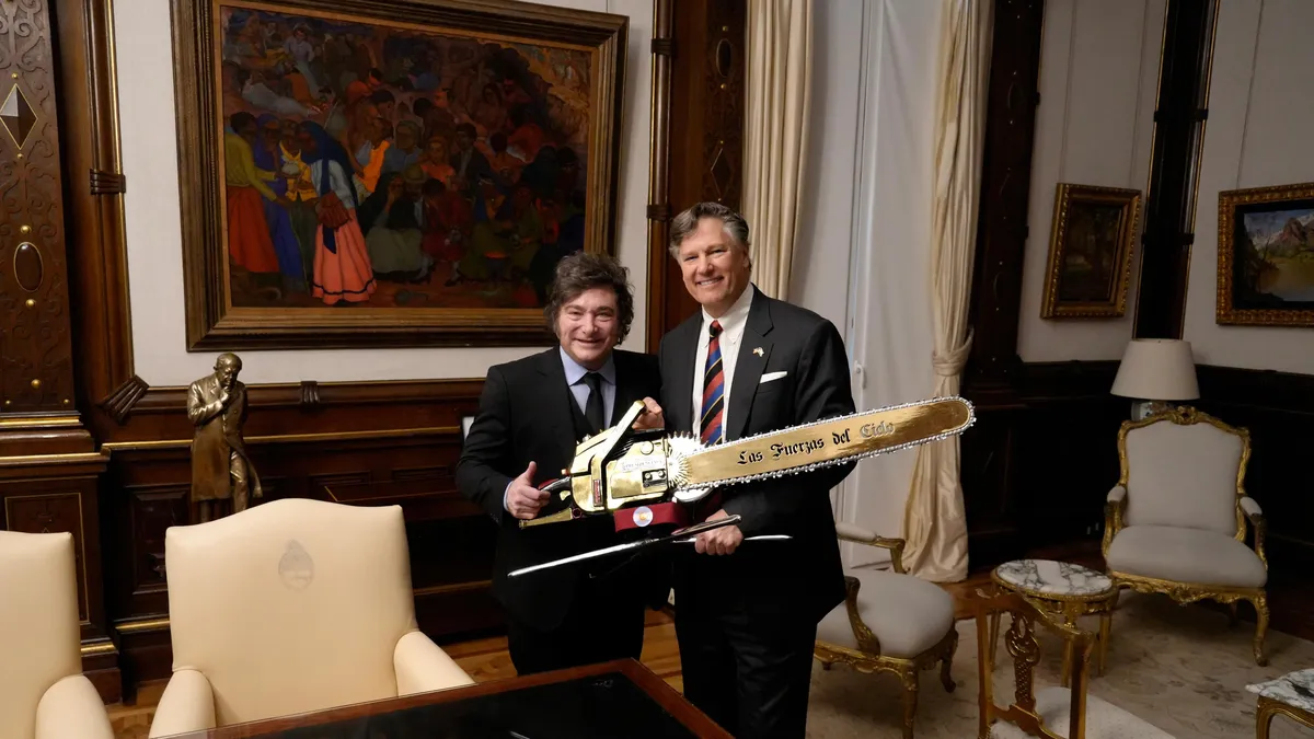 En medio de la tensión por Malvinas, Javier Milei recibió a un funcionario de Donald Trump
