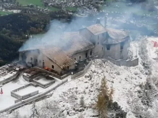 Se incendió el Nido del Águila, el histórico refugio de Hitler en los Alpes bávaros