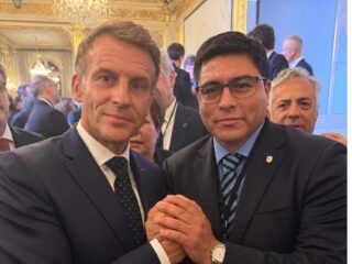 Vidal participó del encuentro con Macron y ratifico la necesidad de abrir nuevos mercados para Santa Cruz