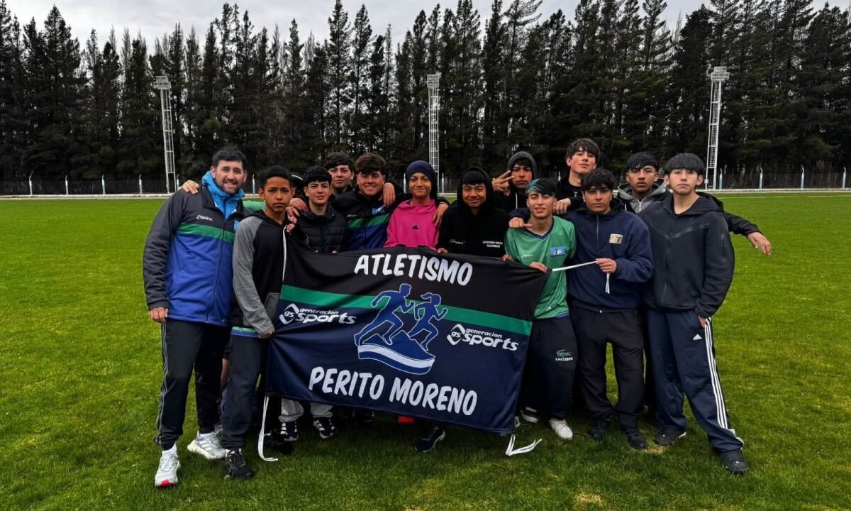 Atletismo: el trabajo de Perito Moreno que llevó a cinco jóvenes rumbo a Mar del Plata
