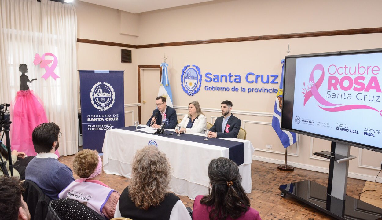 Coloccini: “Octubre Rosa Santa Cruz es prevención, detección temprana y acceso oportuno al diagnóstico de cáncer de mama”