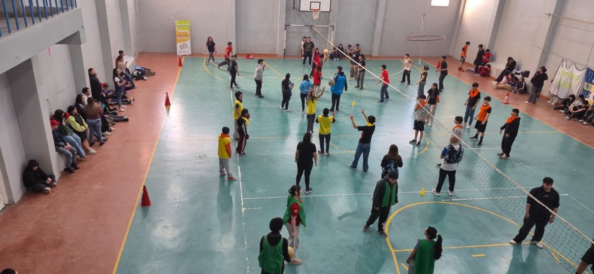Encuentro de Juegos Escolares en Newcom en Río Gallegos