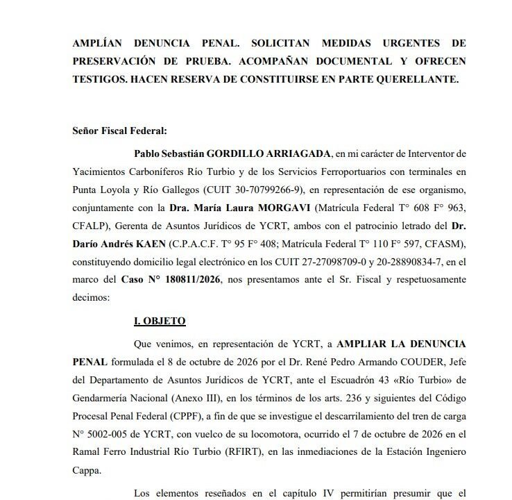 Repudio a posible sabotaje en YCRT: “Pusieron en riesgo a los trabajadores y quieren frenar la producción”