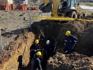 Distrigas S.A. intensifica los trabajos de extensión de la red de gas en Río Gallegos