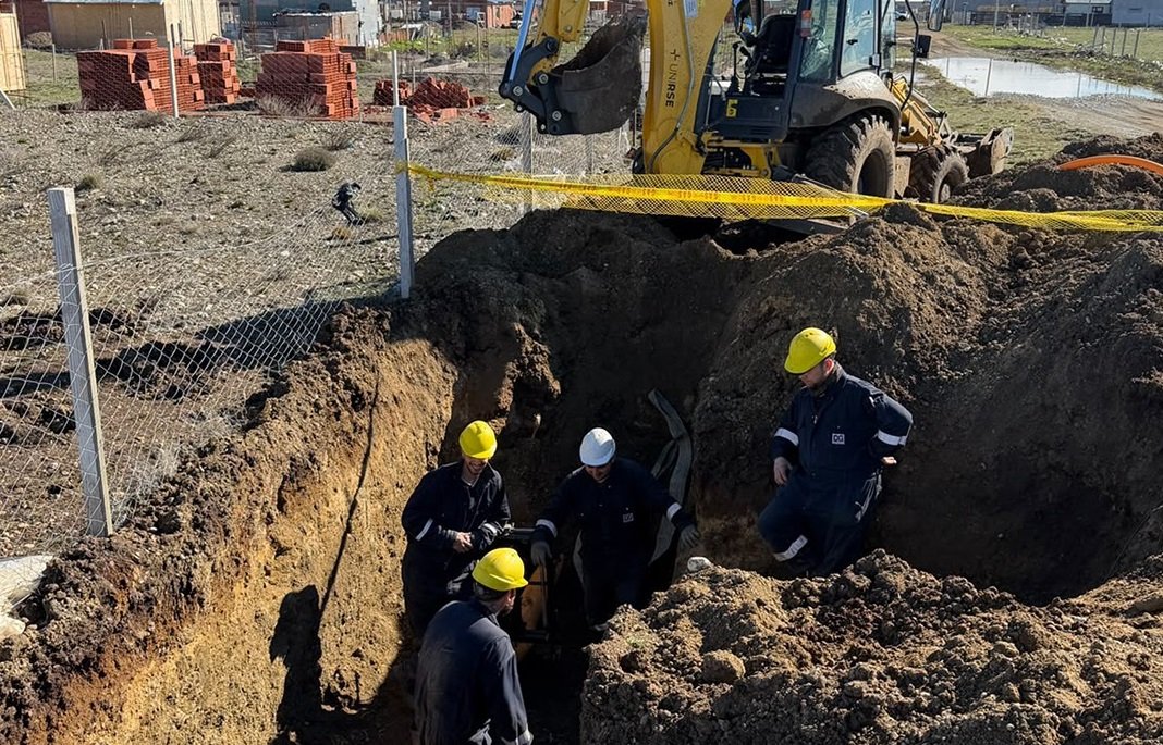 Distrigas S.A. intensifica los trabajos de extensión de la red de gas en Río Gallegos