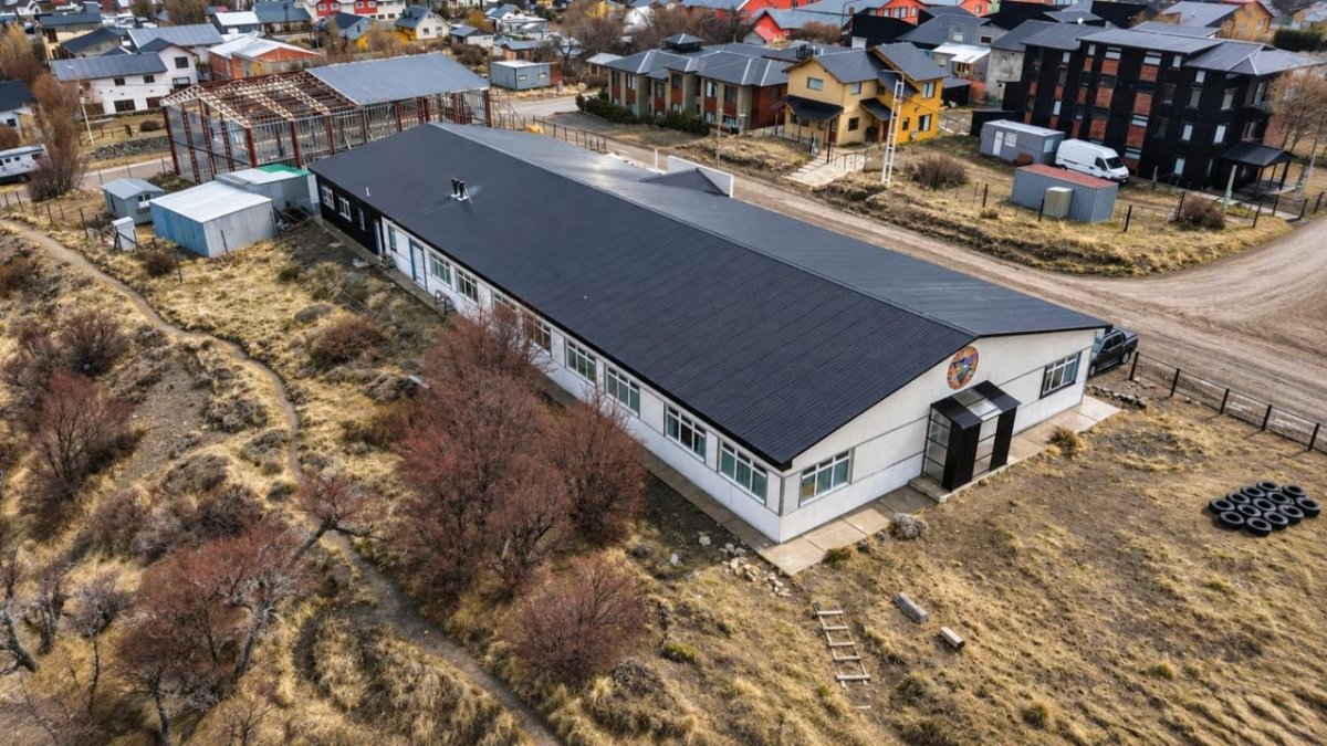 El Chaltén: reactivan obras educativas y avanzan en infraestructura clave para la localidad