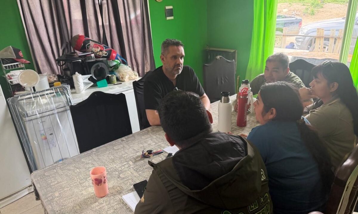 Georgion visitó a una referente y continuará con encuentros territoriales en Caleta Olivia