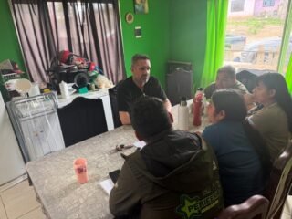 Georgion visitó a una referente y continuará con encuentros territoriales en Caleta Olivia