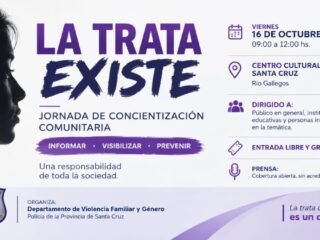 “La Trata existe”: Jornada de concientización comunitaria en Río Gallegos