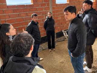 Recorrieron las obras del matadero municipal de Puerto Deseado