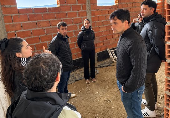 Recorrieron las obras del matadero municipal de Puerto Deseado