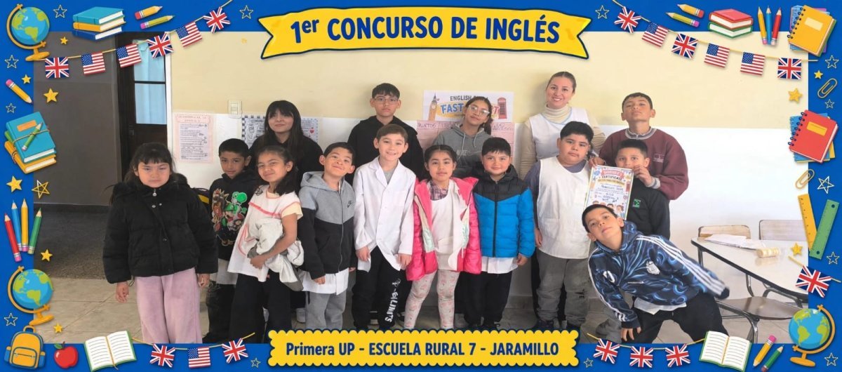 Realizarón el Primer Concurso de Inglés «Fast & Smart» en la Escuela Rural N° 7 de Jaramillo