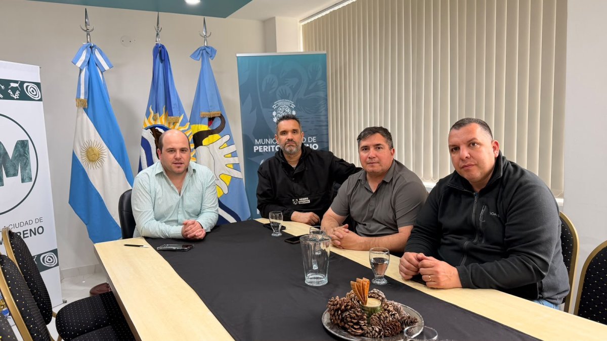 Georgion mantuvo reuniones de trabajo con autoridades de Perito Moreno para fortalecer la articulación institucional