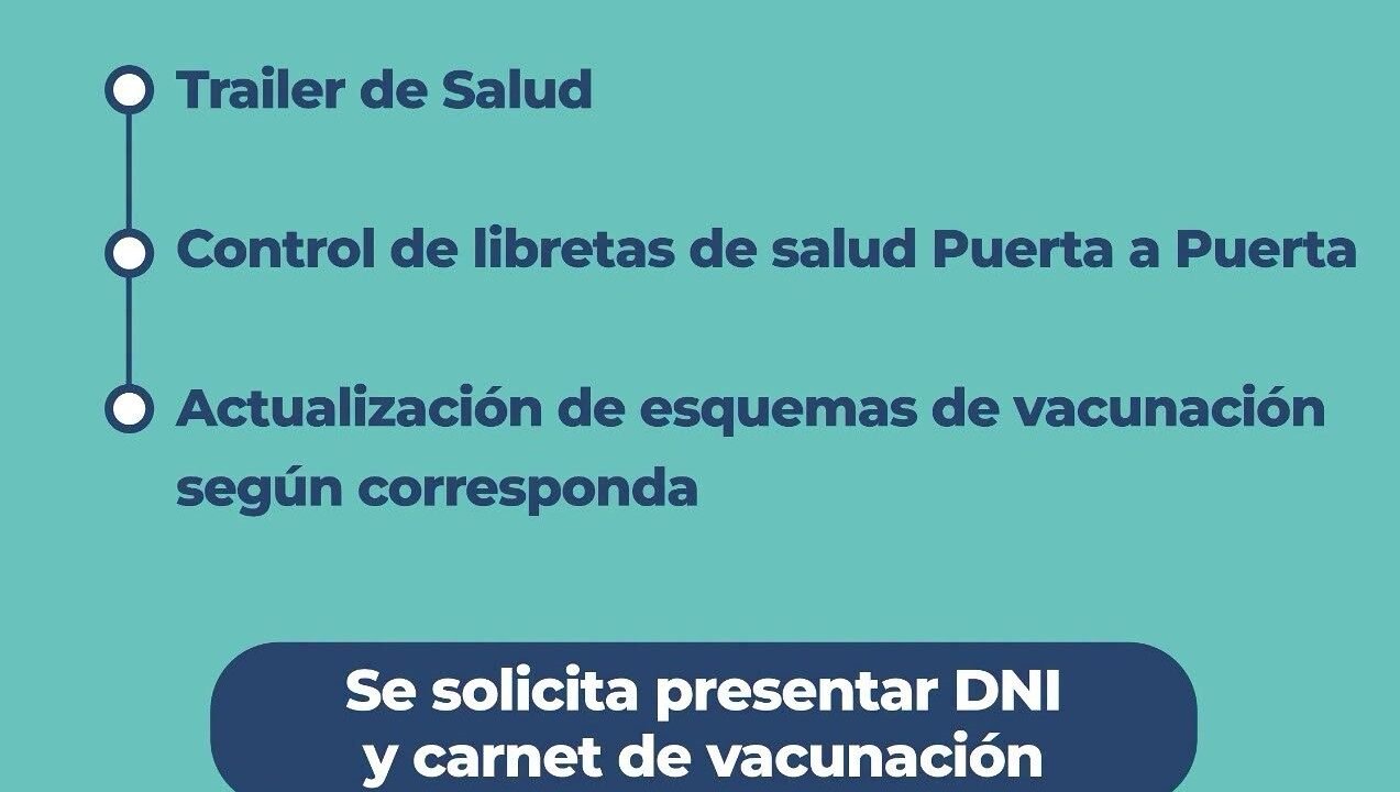 El tráiler de Salud llega al Barrio 240 Viviendas