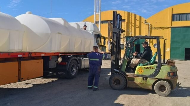 Vialidad Provincial incorporó tres tanques de almacenamiento