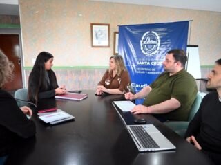 Salud concretó una agenda de trabajo en el Hospital Distrital de Las Heras