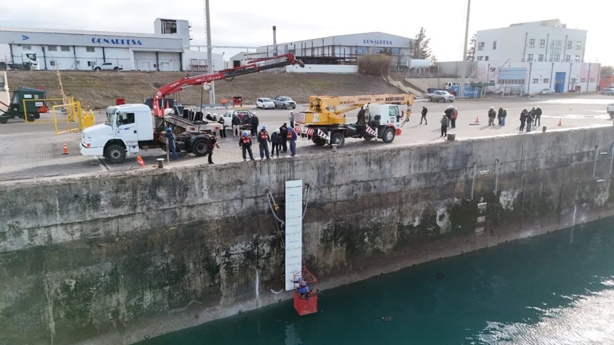 El Gobierno de Claudio Vidal finalizó la obra de defensas del Sitio 3 de Caleta Paula