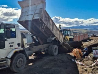 Distrigas S.A. finalizó una obra de extensión de la red de gas en Río Turbio