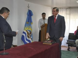 El Poder Ejecutivo acompañó la jura de Carlos Albarracín como juez de la Cámara Criminal de Río Gallegos