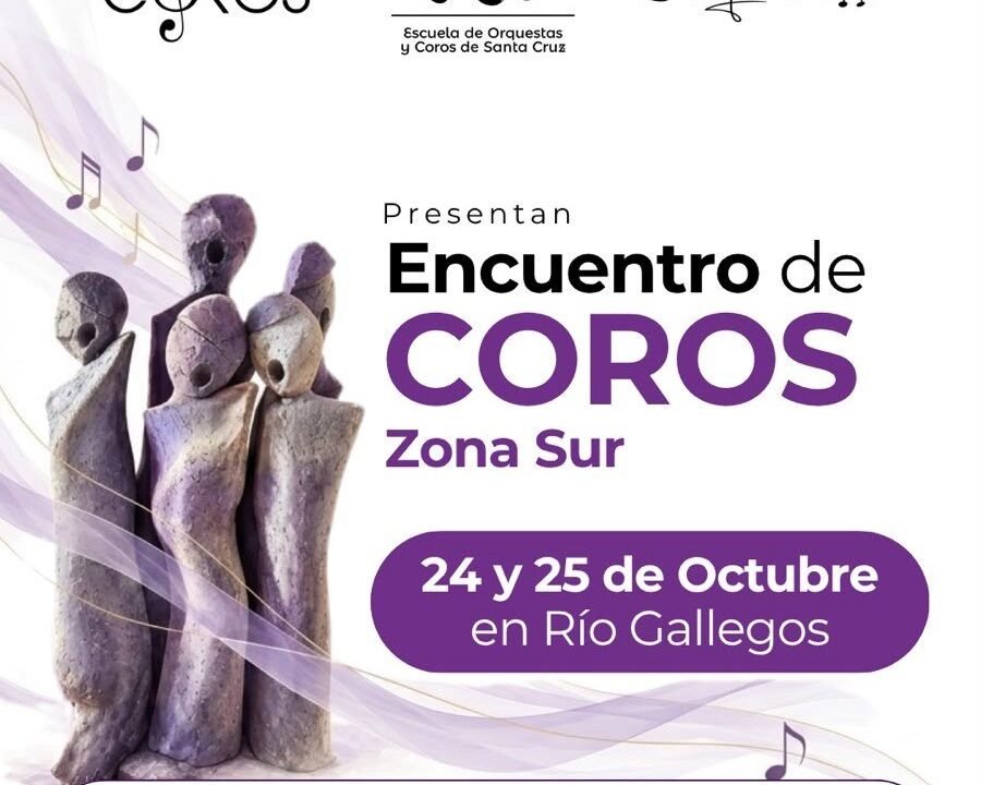 Más de 130 coreutas se reunirán en Río Gallegos para el Encuentro Provincial de Coros