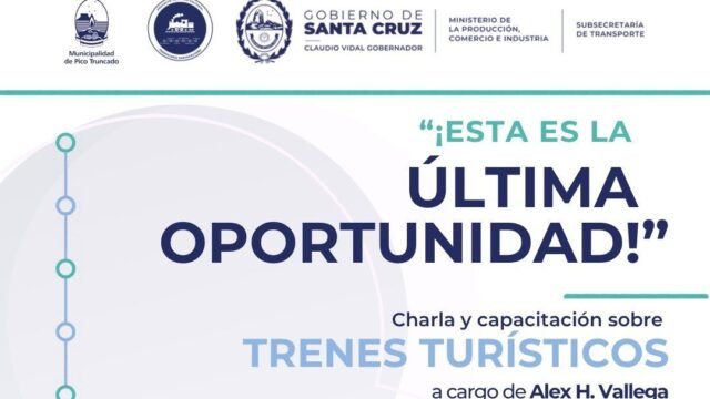 Recuperar el tren: Pico Truncado recibe la primera jornada sobre turismo ferroviario
